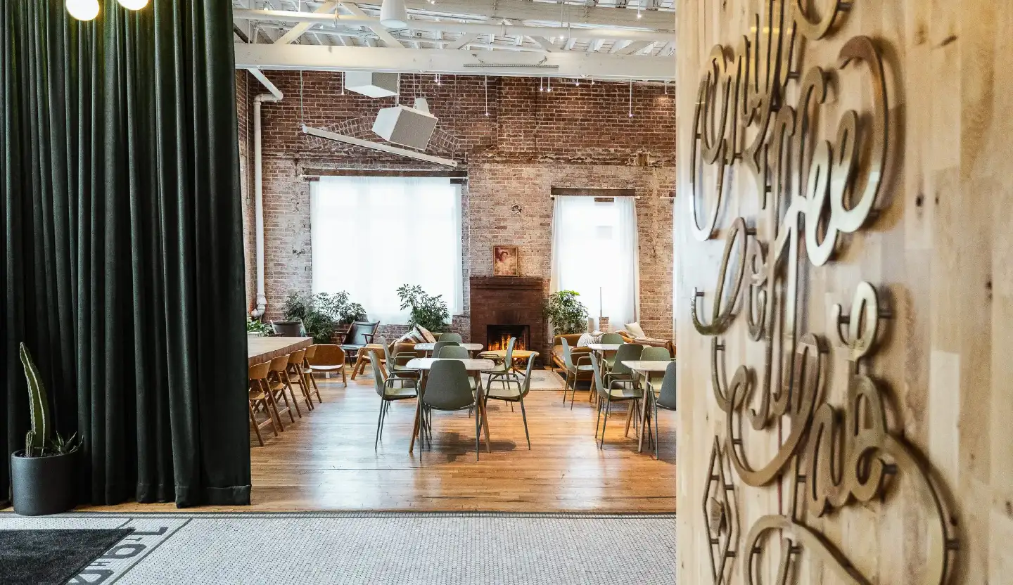 Picture behind 'We Are A Certified B-Corporation'