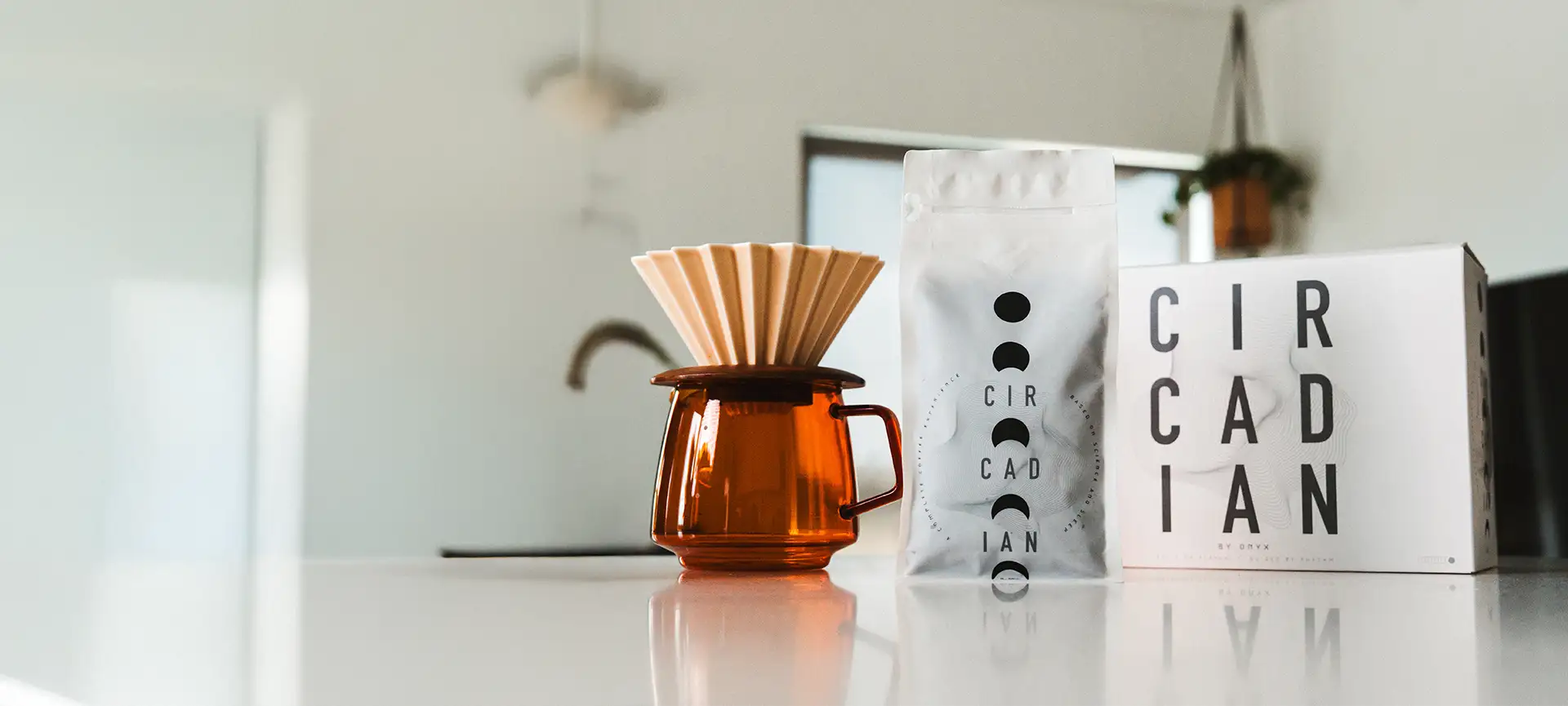 Picture behind 'CIRCADIAN'